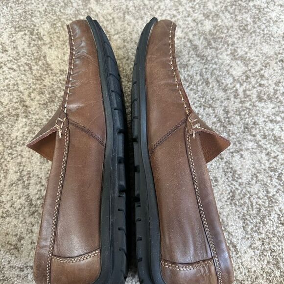 Ecco Leather Men’s Brown Loafers 43=9-9.5 - Picture 5 of 8